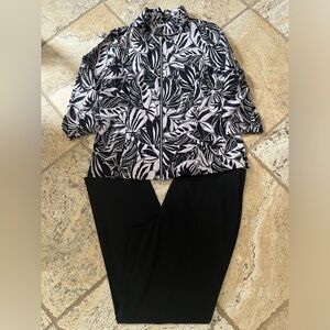 CHICOS ZENERGY jacket pant set 1 M